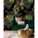 Dark tropical wallpaper jungles Palms and banana leaves