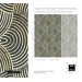 Art deco style geometric wallpaper