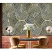 Art deco style geometric wallpaper