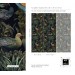 Dark botanical wallpaper birds