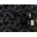 Dark tropical wallpaper, large palm and banana leaves