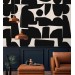Modern wallpaper, abstract geometric shapes