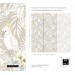 Tropical wallpaper with parrots Exotic flowers wallpaper