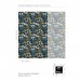 Dark blue floral wallpaper, Vintage wildflowers moody decor
