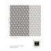 Geometric wallpaper black and white hexagones design