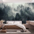 Foggy forest wallpaper Nature landscape mural