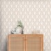 Modern boho leaf pattern wallpaper