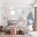 Girls room wallpaper mountains wall mural