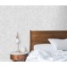 Gray linen look faux textile wallpaper minimalist