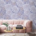 Pastel floral wallpaper lilac flowers