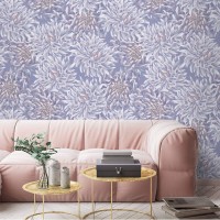 Pastel floral wallpaper lilac flowers