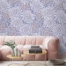 Pastel floral wallpaper lilac flowers