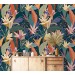 Tropical wallpaper colorful exotic leaves