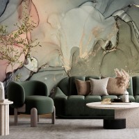 Abstract art wallpaper Large artistic accent wall mural