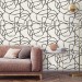 Abstract lines wallpaper minimalist style wall covering