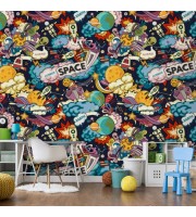 Kids wallpaper space planets and stars Kids wallpaper space planets and stars