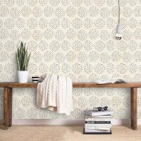 Boho minimalist wallpaper neutral circles