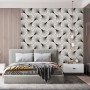 Modern geometric wallpaper – Abstract spiral pattern
