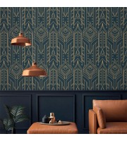 Art deco wallpaper, dark art nouveau style Art deco wallpaper, dark art nouveau style