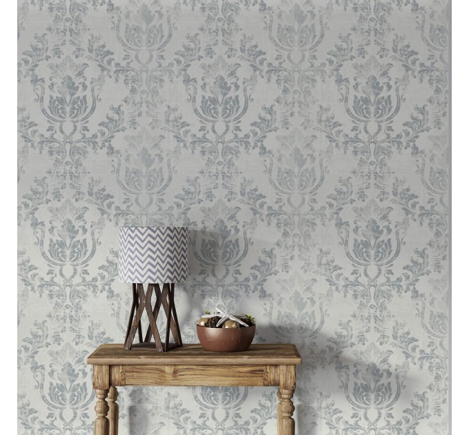 Damask elegant wallpaper Vintage wall covering