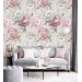 Floral wallpaper Large peony pastel flowers wall covering