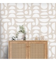Minimalist geometric wallpaper neutral, abstract shapes Minimalist geometric wallpaper neutral, abstract shapes