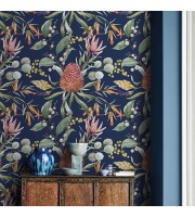 Tropical wallpaper colorful leaves and flowers Tropical wallpaper colorful leaves and flowers