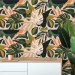 Tropical wallpaper vibrant exotic leaves