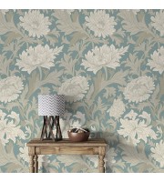 Vintage floral wallpaper, Victorian style