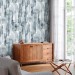 Abstract blue wallpaper watercolor paint strokes, minimalist style