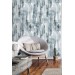 Abstract blue wallpaper watercolor paint strokes, minimalist style