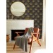 Elegant Art deco wallpaper fans black gold non metallic