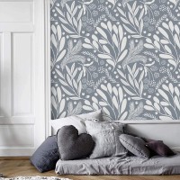 Botanical wallpaper herbs and wildflowers