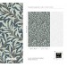 Botanical wallpaper willow leaves vintage style decor