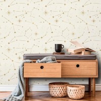 Celestial wallpaper Constellation design wall covering