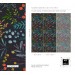 Dark floral wallpaper colorful wildflowers and leaves