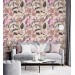 Tropical wallpaper exotic flowers, pink orchids