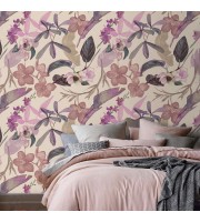 Tropical wallpaper exotic flowers, pink orchids Tropical wallpaper exotic flowers, pink orchids