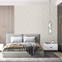 Neutral wallpaper with minimalist lines