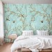 Chinoiserie wallpaper with birds Vintage floral wall mural