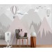 Girls room mountains wall mural Nursery wallpaper