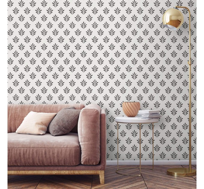 Wallpaper minimalist neutral pattern Elegant wall covering