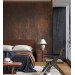 Rusty metal wallpaper, loft grunge style wall mural