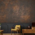Rusty metal wallpaper, loft grunge style wall mural