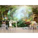 Fairy forest wallpaper, nursery decor magic woodland