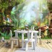 Fairy forest wallpaper, nursery decor magic woodland