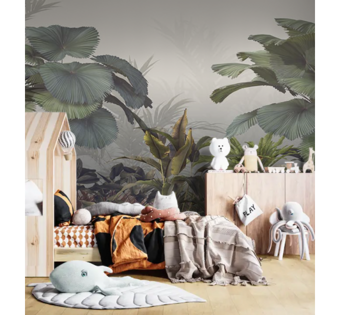 Tropical landscape wallpaper Jungles wall mural