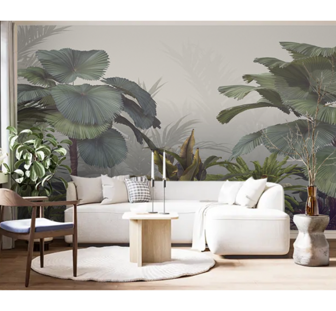 Tropical landscape wallpaper Jungles wall mural