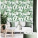 Wallpaper banana leaves Peel and stick removable wallpaper