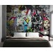 Graffiti wall mural Street art wallpaper teenage print
